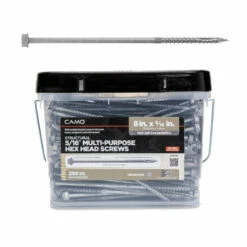 CAMO Hot-Dip Galvanized Heavy Duty Multi-Purpose Hex Head Structural Screws - 5/16"