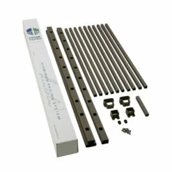 Color Guard Lincoln Aluminum Rail Kit - 36" 9 Color Guard Lincoln Aluminum Rail Kit - 36" -DIY HOME CENTER Shop CGDLR36 Bronze4ftHorizontal 30