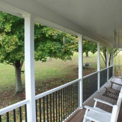 Color Guard Lincoln Aluminum White/Black Rail Kit - 36" -DIY HOME CENTER Shop CGDLRWB main 20