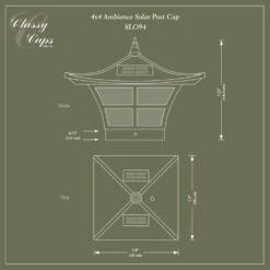 Classy Caps Ambience Solar Post Cap -DIY HOME CENTER Shop CLSAS main 50
