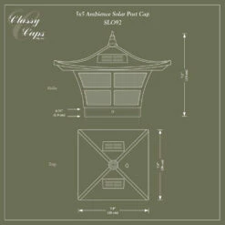 Classy Caps Ambience Solar Post Cap -DIY HOME CENTER Shop CLSAS main 60