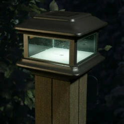 Classy Caps Colonial Solar Post Cap - Black - 4x4 8 Classy Caps Colonial Solar Post Cap - Black - 4x4 -DIY HOME CENTER Shop CLSCOLS main 30