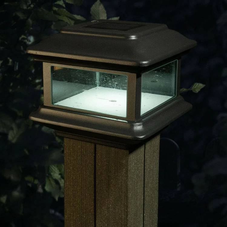 Classy Caps Colonial Solar Post Cap - Black - 4x4 5 Classy Caps Colonial Solar Post Cap - Black - 4x4 - Image 3