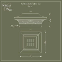 Classy Caps Imperial Solar Post Cap 19 Classy Caps Imperial Solar Post Cap -DIY HOME CENTER Shop CLSIMP main 90