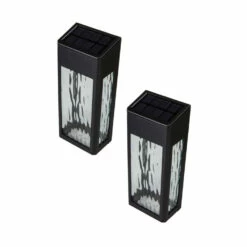 Classy Caps Lancaster Deck & Wall Light - Black - Pack Of 2