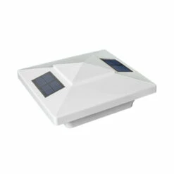 Classy Caps Windsor Solar Post Cap - White - 4 X 4