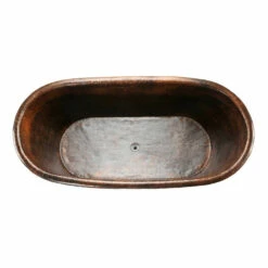 Premier Copper Products 72" Hammered Copper Modern Style Bathtub 9 Premier Copper Products 72" Hammered Copper Modern Style Bathtub -DIY HOME CENTER Shop COPBTM72DB main 30