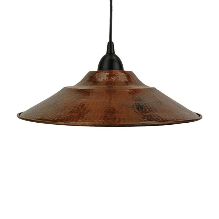 Premier Copper Products Hand Hammered Copper 13" Large Pendant Light 4 Premier Copper Products Hand Hammered Copper 13" Large Pendant Light - Image 2