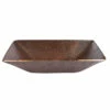 Premier Copper Products Modern Rectangle Hand Forged Old World Copper Vessel Sink 1 Premier Copper Products Modern Rectangle Hand Forged Old World Copper Vessel Sink -DIY HOME CENTER Shop COPPVMRECDB main 10