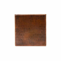 Premier Copper Products Hammered Copper Tile 4" X 4"