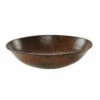 Premier Copper Products Oval Wired Rimmed Vessel Hammered Copper Sink 2 Premier Copper Products Oval Wired Rimmed Vessel Hammered Copper Sink -DIY HOME CENTER Shop COPVO17WDB main 10