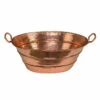 Premier Copper Products Oval Bucket Vessel Hammered Copper Sink With Handles In Polished Copper 1 Premier Copper Products Oval Bucket Vessel Hammered Copper Sink With Handles In Polished Copper -DIY HOME CENTER Shop COPVOB16PC SinkOnly 20