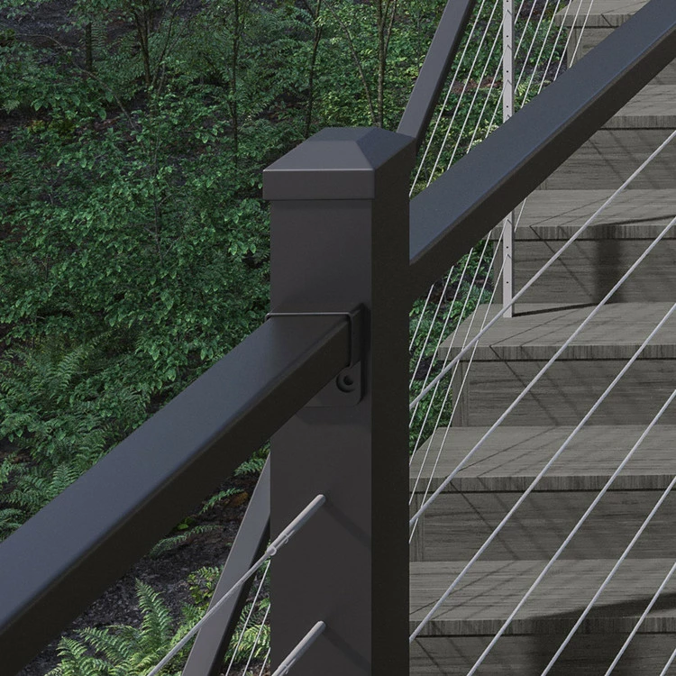 Deckorators Contemporary Cable Top Rail Brackets 4 Deckorators Contemporary Cable Top Rail Brackets - Image 2