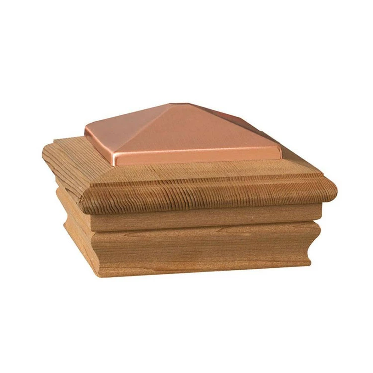 Deckorators Newport Copper High Top Post Cap 2 Deckorators Newport Copper High Top Post Cap