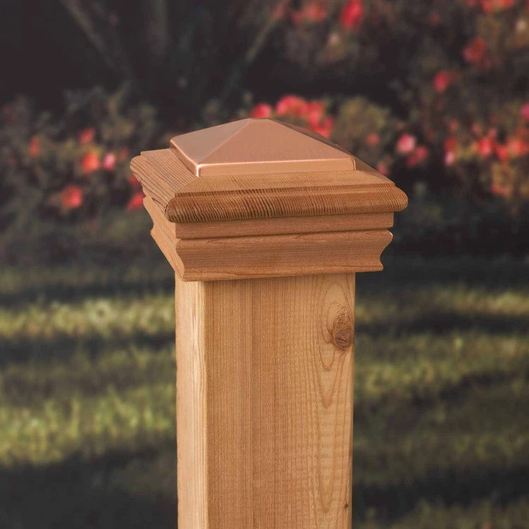 Deckorators Newport Copper High Top Post Cap 3 Deckorators Newport Copper High Top Post Cap - Image 2