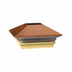 Deckorators High Point Copper Solar Post Cap