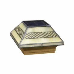 Deckorators Chevron Filigreed Solar Post Cap - 4x4