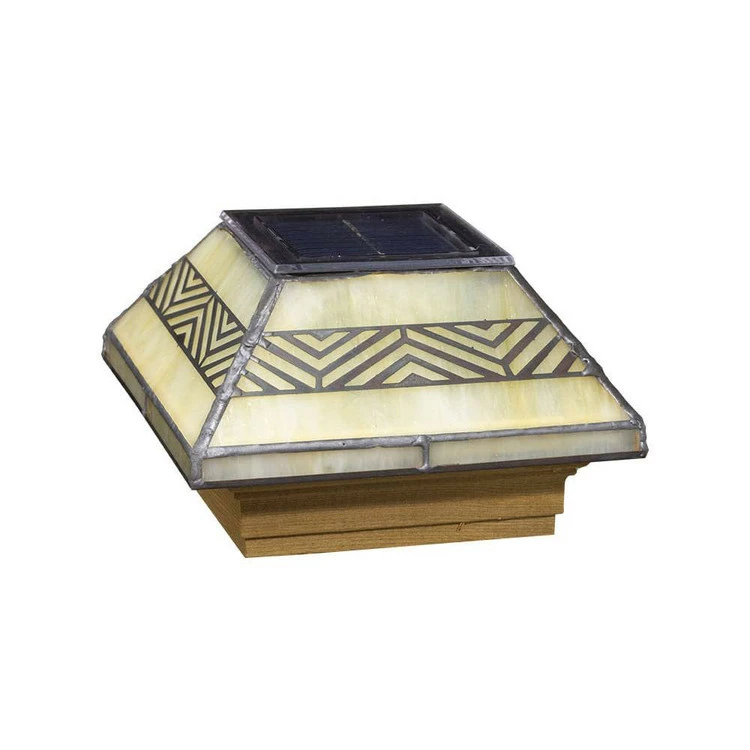 Deckorators Chevron Filigreed Solar Post Cap - 4x4 3 Deckorators Chevron Filigreed Solar Post Cap - 4x4