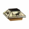Deckorators Northwoods Filigreed Solar Post Cap - 4x4
