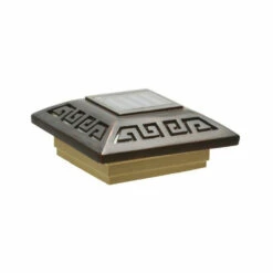 Deckorators Labyrinth Designer Solar Post Cap - 4x4