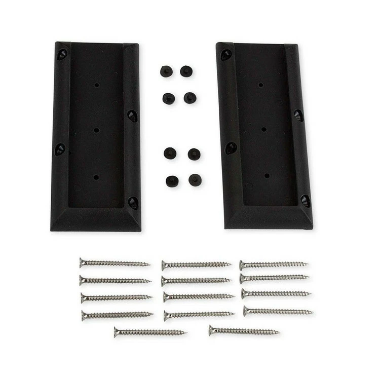 Deckorators 2x6 Stair Rail Connectors - Pack Of 2 - Black 3 Deckorators 2x6 Stair Rail Connectors - Pack Of 2 - Black