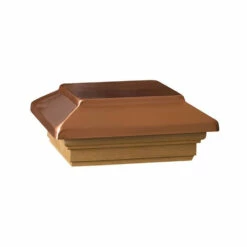 Deckorators Victoria Copper Plateau Post Cap