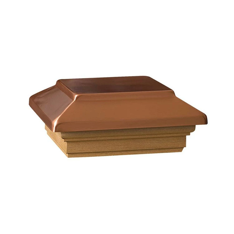 Deckorators Victoria Copper Plateau Post Cap 3 Deckorators Victoria Copper Plateau Post Cap