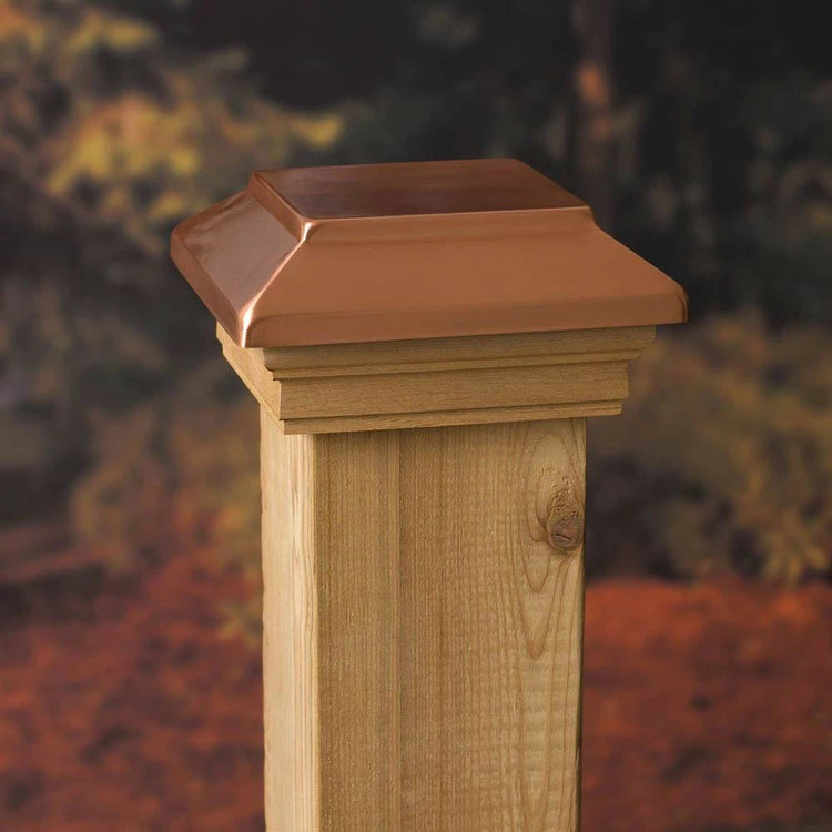 Deckorators Victoria Copper Plateau Post Cap 4 Deckorators Victoria Copper Plateau Post Cap - Image 2