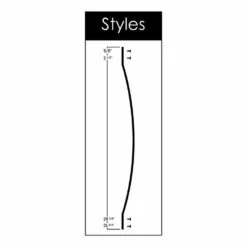 DekPro Bow (Arc) Balusters - 32" - Pack Of 5 7 DekPro Bow (Arc) Balusters - 32" - Pack Of 5 -DIY HOME CENTER Shop DPR32BOWBAL main 50