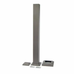 DekPro Prestige Aluminum Post, Cap & Skirt Kit - 4" X 4"