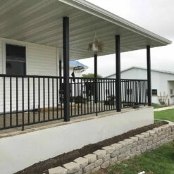 DekPro Prestige Aluminum Rail Kit With Square Balusters - 38" - Level -DIY HOME CENTER Shop DPRRAILKITLEV36 main 40