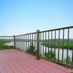 DekPro Prestige Aluminum Rail Kit With Square Balusters - 42" - Level