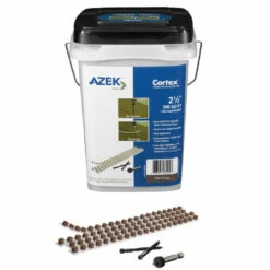 FastenMaster Collated Cortex For TimberTech Azek Decking - 300 Square Feet 21 FastenMaster Collated Cortex For TimberTech Azek Decking - 300 Square Feet -DIY HOME CENTER Shop FMRCTAZ300C AzekDarkHickory 60