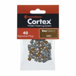 FastenMaster Cortex Replacement Plugs For Trex Decking - 40 Count -DIY HOME CENTER Shop FMRCTXTXPG TrexSelectSaddle 40