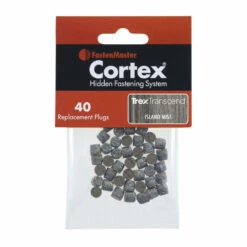 FastenMaster Cortex Replacement Plugs For Trex Decking - 40 Count -DIY HOME CENTER Shop FMRCTXTXPG TrexTranscendIslandMist 90