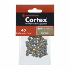 FastenMaster Cortex Replacement Plugs For Trex Decking - 40 Count -DIY HOME CENTER Shop FMRCTXTXPG TrexTranscendRopeSwing 120