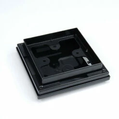 Fortress Flat Pyramid Post Cap 31 Fortress Flat Pyramid Post Cap -DIY HOME CENTER Shop FRTCAPFLP GlossBlack 130