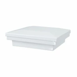 Fortress Flat Pyramid Post Cap 22 Fortress Flat Pyramid Post Cap -DIY HOME CENTER Shop FRTCAPFLP White 140