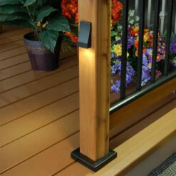 Fortress Accents Vertical LED Post Light - Pack Of 2 -DIY HOME CENTER Shop FRTVERTLT main 17