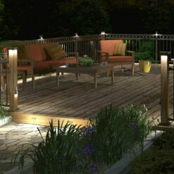 Fortress Accents Vertical LED Post Light - Pack Of 2 -DIY HOME CENTER Shop FRTVERTLT main 19