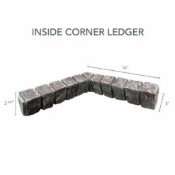 GenStone Faux Brick Inside Corner Ledger 5 GenStone Faux Brick Inside Corner Ledger -DIY HOME CENTER Shop GENBRICL main 20