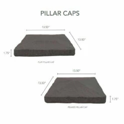 GenStone Faux Stacked Stone Flat Pillar Cap 7 GenStone Faux Stacked Stone Flat Pillar Cap -DIY HOME CENTER Shop GENSTFLP main 25