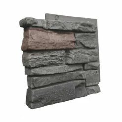 GenStone Faux Stacked Stone Left Return