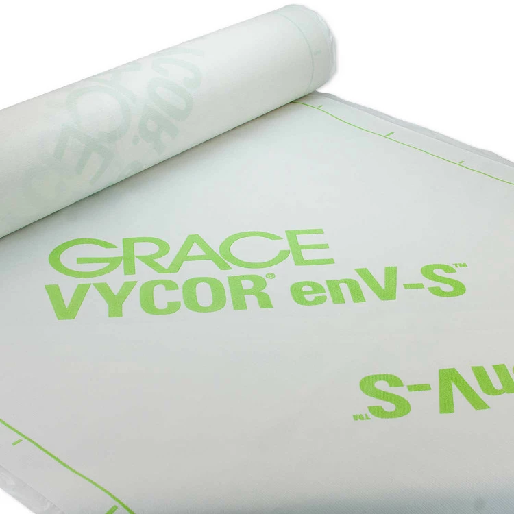 Grace Vycor EnV-S Weather Resistive Barrier - 40" X 120' Roll 3 Grace Vycor EnV-S Weather Resistive Barrier - 40" X 120' Roll