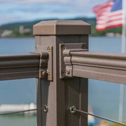 Key-Link Flat Aluminum Post Cap - 3.25" -DIY HOME CENTER Shop KEYPCFH main 20