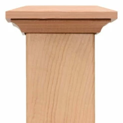 Nantucket Post Cap Back Street Redwood Post Cap