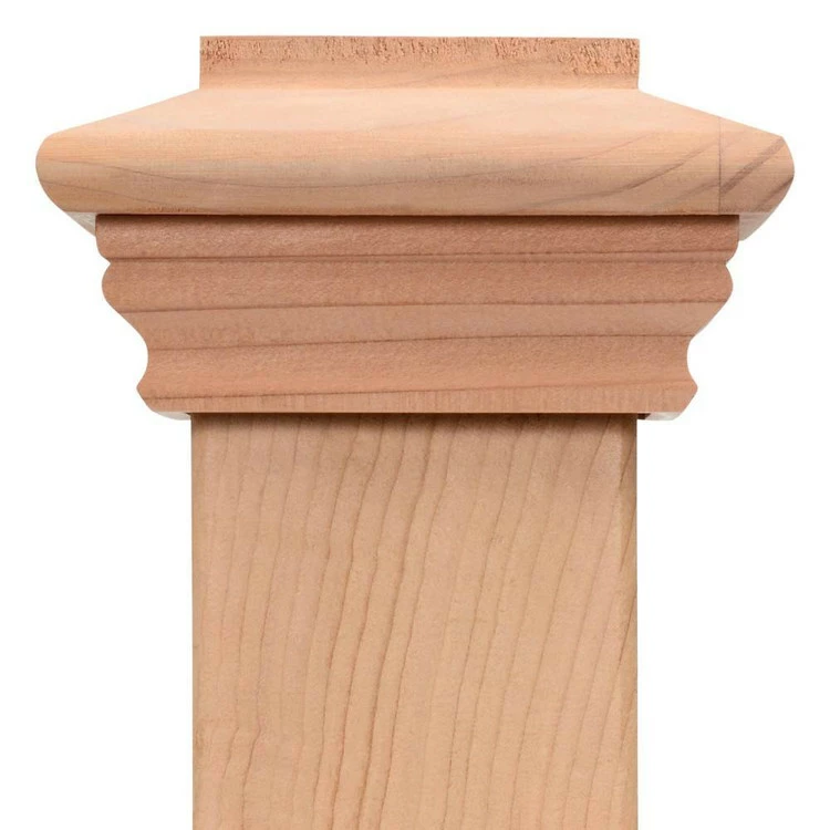 Nantucket Post Cap Great Point Redwood Post Cap 3 Nantucket Post Cap Great Point Redwood Post Cap