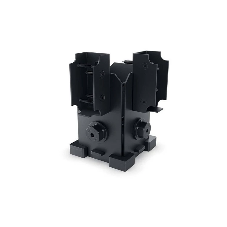 OZCO Building Products OWT Ironwood Post Base Twin Rail Saddle - 4" X 4" 4 OZCO Building Products OWT Ironwood Post Base Twin Rail Saddle - 4" X 4" - Image 2