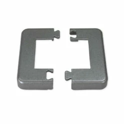 Regal Ideas Crystal Rail Base Plate Cover For Support Post - Satin Aluminum