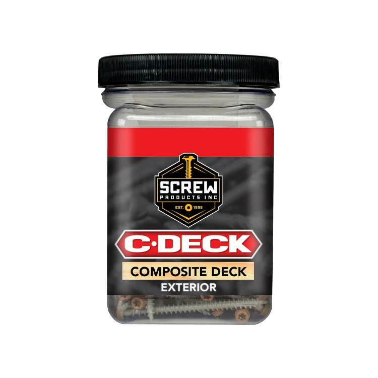 Screw Products C-Deck Composite Deck Screw - #10 X 2-3/4" - 75 Count 3 Screw Products C-Deck Composite Deck Screw - #10 X 2-3/4" - 75 Count